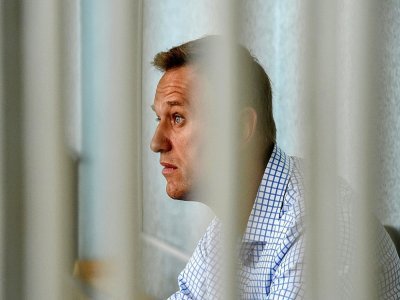 L'opposant russe en grève de la faim Alexeï Navalny photographié le 24 juin 2019 dans un tribunal de Moscou - Vasily MAXIMOV [AFP/Archives]