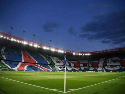 Le stade du Parc des Princes à Paris avant le match retour du PSG contre le Bayern Munich, le 13 avril 2021 - FRANCK FIFE [AFP/Archives]