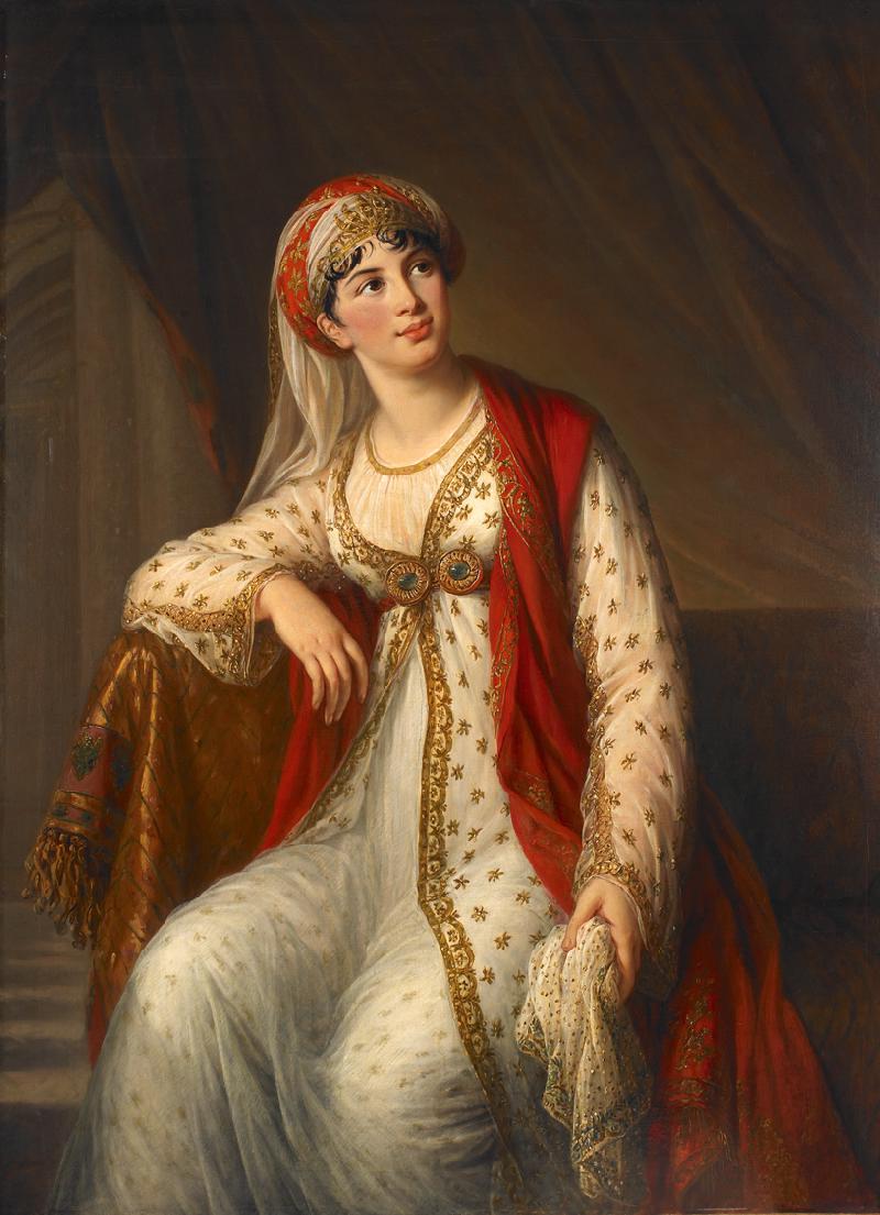 Elisabeth Vigée-Lebrun, Portrait de Giuseppina Grassini dans le rôle de Zaïre - Photo Musées de la ville de Rouen