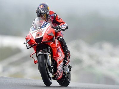 Johann Zarco (Ducati-Pramac) lors des essais libres 3 du GP de France, au Mans, le 15 mai 2021 - JEAN-FRANCOIS MONIER [AFP]