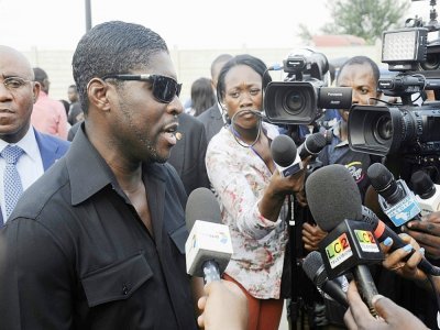 Teodorin Obiang Nguema le 23 décembre 2014 à Malabo - Steeve Jordan [AFP/Archives]