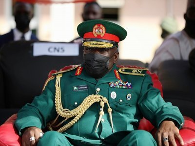 Photo prise le 29 janvier 2021 montrant le chef de l'armée nigériane Ibrahim Attahiru dans un lieu non précisé - KOLA SULAIMON [AFP]