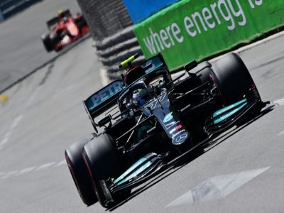 Le Finlandais Valtteri Bottas (Mercedes) lors du GP de Monaco, le 23 mai 2021 - ANDREJ ISAKOVIC [AFP]