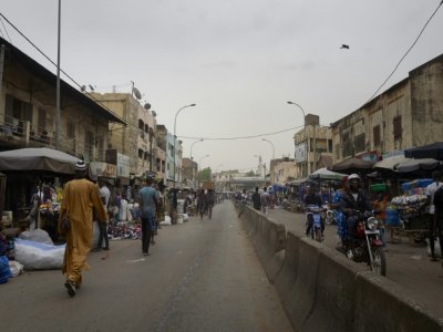 Le marché central de Bamako le 27 mai 2021 - Michele Cattani [AFP]