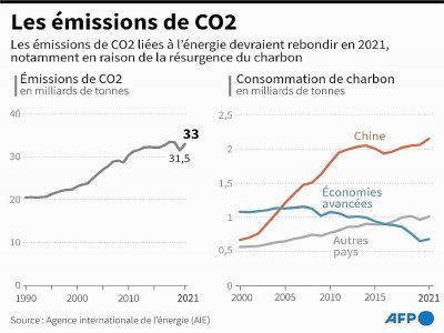 Les émissions de CO2 - Cléa PÉCULIER [AFP/Archives]