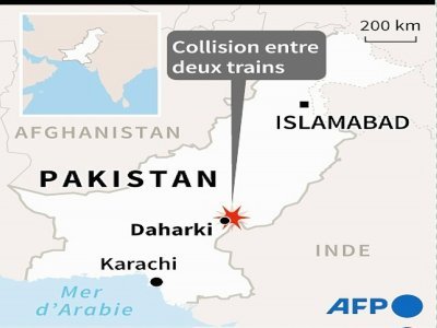 Pakistan : collision meurtrière entre deux trains - [AFP]