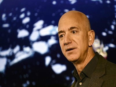 Jeff Bezos en septembre 2019 à Washington - Eric BARADAT [AFP/Archives]