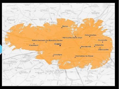 La carte des communes où la 5G est déployée. - Orange
