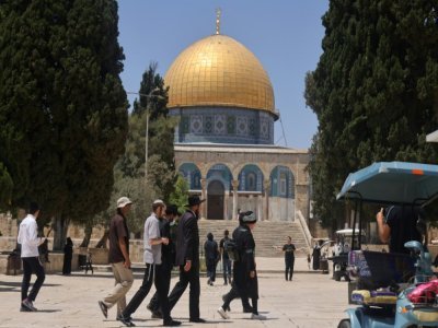 La mosquée Al-Aqsa, le 8 juin 2021 à Jérusalem - AHMAD GHARABLI [AFP/Archives]