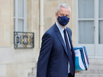 Le ministre de l'Economie Bruno Le Maire à la sortie de l'Elysée, le 23 juin 2021 à Paris - Ludovic MARIN [AFP]
