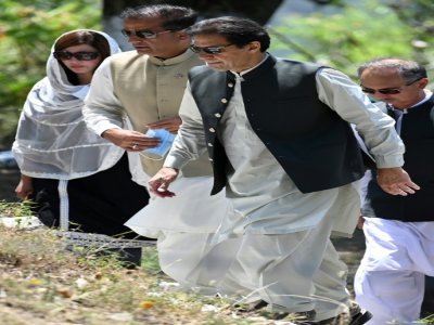 Le Premier ministre pakistanais Imran Khan le 27 mai 2021 - Aamir QURESHI [AFP]