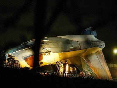 Crash d'un Antonov An-26 à l'aéroport d'Almaty, le 13 mars 2021 au Kazakhstan - Abduaziz MADYAROV [AFP/Archives]