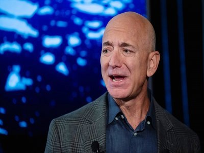 Jeff Bezos, Fondateur d'Amazon et patron de Blue Origin, le 19 septembre 2019 à Washington - Eric BARADAT [AFP/Archives]