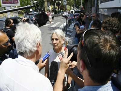 Anne Murris, de l'association Mémorial des Anges, le 27 juin 2017 à Nice - YANN COATSALIOU [YANN COATSALIOU/AFP/Archives]