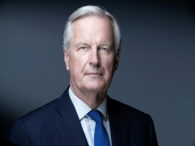 Michel Barnier lors d'une séance photos, le 11 mai 2021 à Paris - JOEL SAGET [AFP/Archives]