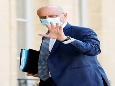 Le ministre de l'Education nationale Jean-Michel Blanquer à l'Elysée le 19 juillet 2021 - Ludovic MARIN [AFP/Archives]