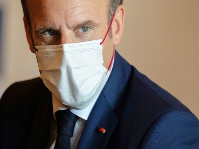 Emmanuel Macron le 24 juillet 2021 à Tokyo - Charly TRIBALLEAU [AFP/Archives]
