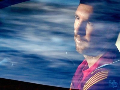 Lionel Messi arrive au centre d'entraînement du FC Barcelone le 8 septembre 2020 - LLUIS GENE [AFP/Archives]