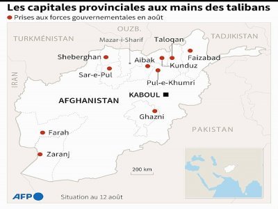 Afghanistan : les capitales provinciales aux mains des talibans - [AFP]