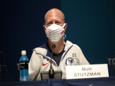 L'archer américain Matt Stutzman donne une conférence de presse avant les Jeux paralympiques, le 22 août 2021 - Charly TRIBALLEAU [AFP]