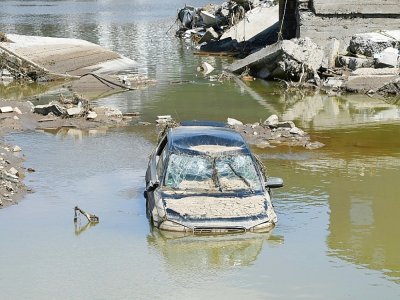 Inondations à Rech, le 21 juillet 2021 dans l'ouest de l'Allemagne - CHRISTOF STACHE [AFP/Archives]