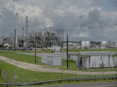 L'usine Denka, anciennement DuPont, le 12 août 2021 à Reserve, en Louisiane, - Emily Kask [AFP]