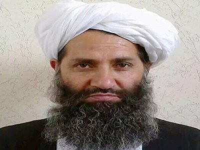 Le leader taliban Hibatullah Akhundzada en 2016 sur une photo fournie par les talibans - STR [Afghan Taliban/AFP/Archives]