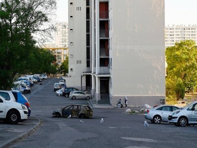 La cité des Rosiers à Marseille le 31 août 2021 - Nicolas TUCAT [AFP]