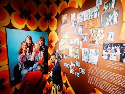 Un musée intégralement dédié à ABBA à Stockholm, en mai 2013 - JONATHAN NACKSTRAND [AFP/Archives]