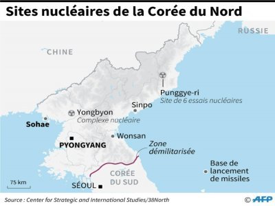 Sites nucléaires de la Corée du Nord - Gal ROMA [AFP/Archives]