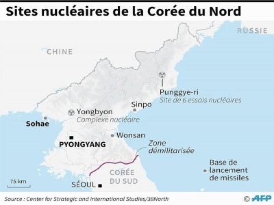 Sites nucléaires de la Corée du Nord - Gal ROMA [AFP/Archives]