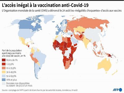 Covid-19 : un accès inégal à la vaccination - [AFP]