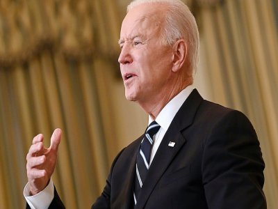 Le président américain Joe Biden s'exprime à la Maison Blanche le 9 septembre 2021 sur l'épidémie de coronavirus aux Etats-Unis, deux jours avant de présider la cérémonie à New York pour le 20e anniversaire des attentats jihadistes du 11-Septembre - Brendan SMIALOWSKI [AFP]