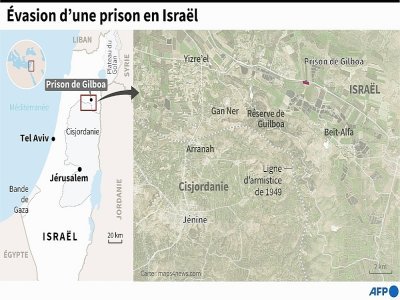 Evasion d'une prison israélienne - Tupac POINTU [AFP]