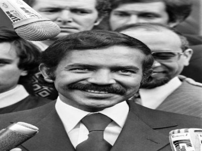 Abdelaziz Bouteflika en 1973, alors ministre des Affaires étrangères algérien - - [AFP/Archives]