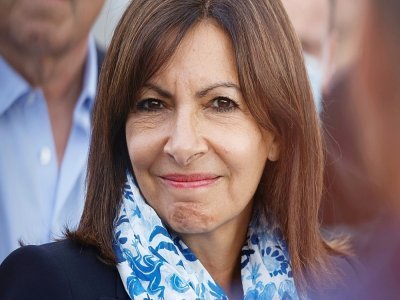La maire de Paris et candidate à la présidentielle Anne Hidalgo, le 16 septembre 2021 à Paris - Ludovic MARIN [POOL/AFP]