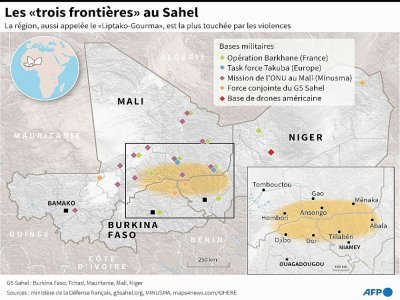 Les "trois frontières" au Sahel - [AFP/Archives]