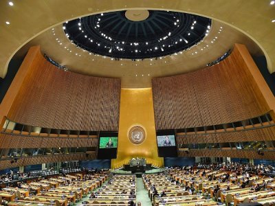 L'Assemblée générale des Nations Unies lors de son débat annuel à haut niveau tenu le 26 septembre 2018. - Angela Weiss [AFP/Archives]