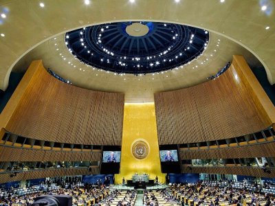L'Assemblée générale des Nations unies, le 21 septembre 2021 à New York - EDUARDO MUNOZ [POOL/AFP]