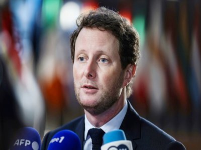 Le secrétaire d'Etat français Clément Beaune, le 21 septembre 2021 à Bruxelles - Kenzo TRIBOUILLARD [AFP]