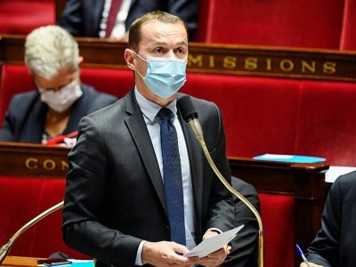 Olivier Dussopt à l'Assemblée nationale le 6 juillet 2021 - Bertrand GUAY [AFP/Archives]
