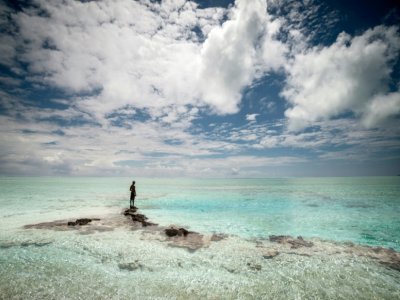 Près de l'atoll de Toau, dans l'archipel de Tuamotu, à 400 kilomètres de Tahiti, en octobre 2015 - GREGORY BOISSY [AFP/Archives]