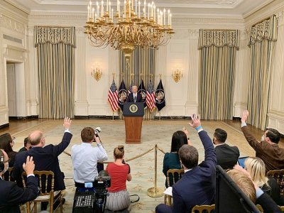 Le président américain Joe Biden répond aux questions des journalistes, le 24 septembre à la Maison Blanche, à Washington - Jim Watson [AFP]