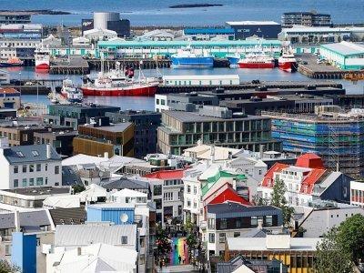 Vue d'un quartier de Reykjavik, le 7 septembre 2021 en Islande - Odd ANDERSEN [AFP/Archives]