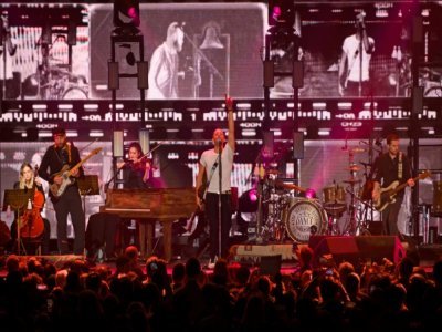 Le groupe Coldplay en concert à Inglewood, le 18 janvier 2020 en Californie - Robyn Beck [AFP/Archives]