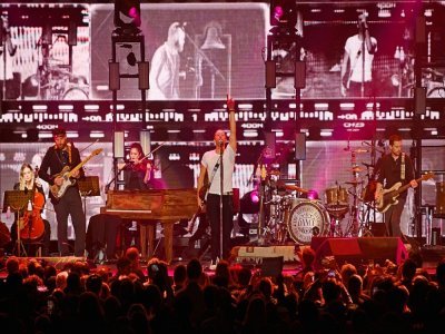 Le groupe Coldplay en concert à Inglewood, le 18 janvier 2020 en Californie - Robyn Beck [AFP/Archives]