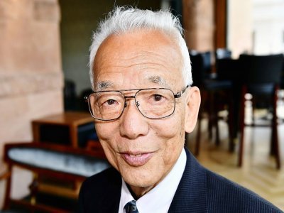 Le scientifique américano-japonais Syukuro Manabe le 21 mai 2018 à Lund, en Suède - Johan NILSSON [TT NEWS AGENCY/AFP/Archives]