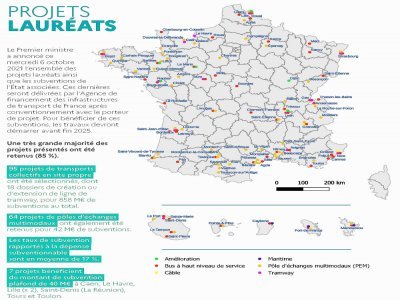 Les différents projets lauréats en France. - Gouvernement
