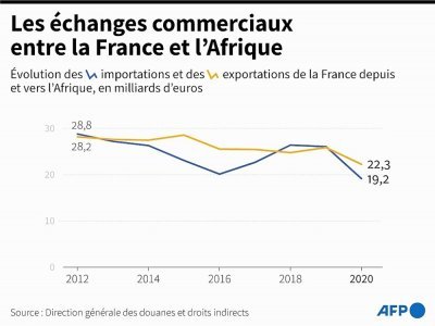 Les échanges commerciaux entre la France et l'Afrique - Cléa PÉCULIER [AFP]