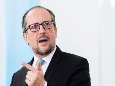 Le ministre autrichien des Affaires étrangères Alexander Schallenberg à Vienne, le 17 mars 2021 - GEORG HOCHMUTH [APA/AFP/Archives]